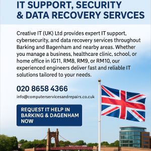 Barking and Dagenham IT Support, Cybersecurity & Data Recovery | Creative IT barking-dagenham-it-support